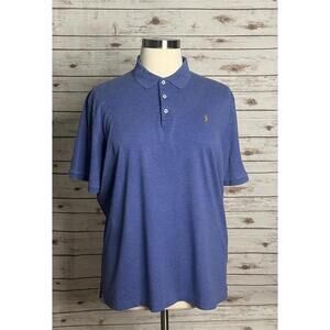 Polo Ralph Lauren blue cotton Classic Fit short sleeve polo shirt Size XL